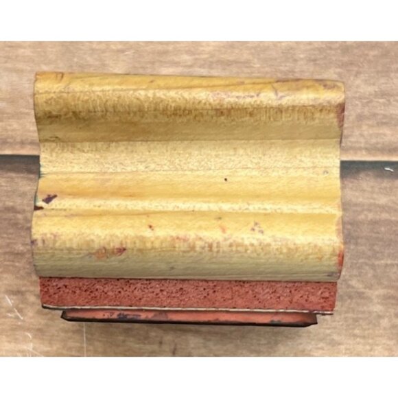 Vintage HTF RARE Completed Together In Class Wood Rubber Stamp Fearless Design - Picture 7 of 9